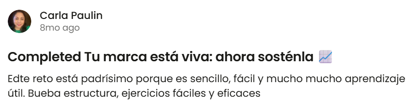 Testimonio Carla Paulin