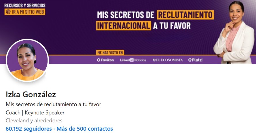 Izka González - 60,000 seguidores en LinkedIn
