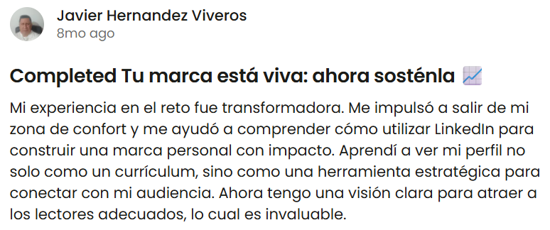 Testimonio Javier Hernandez